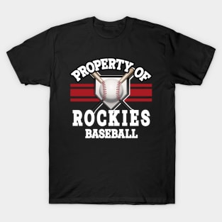 Proud Name Rockies Graphic Property Vintage Baseball T-Shirt